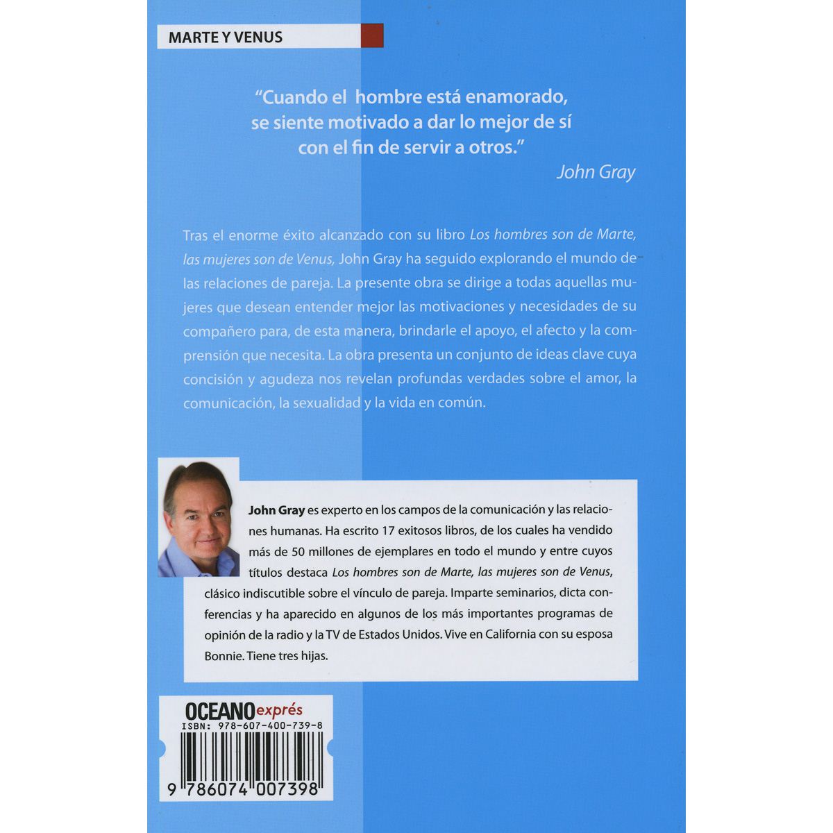 Los hombres son de Marte. Para entender al hombre de tu vida