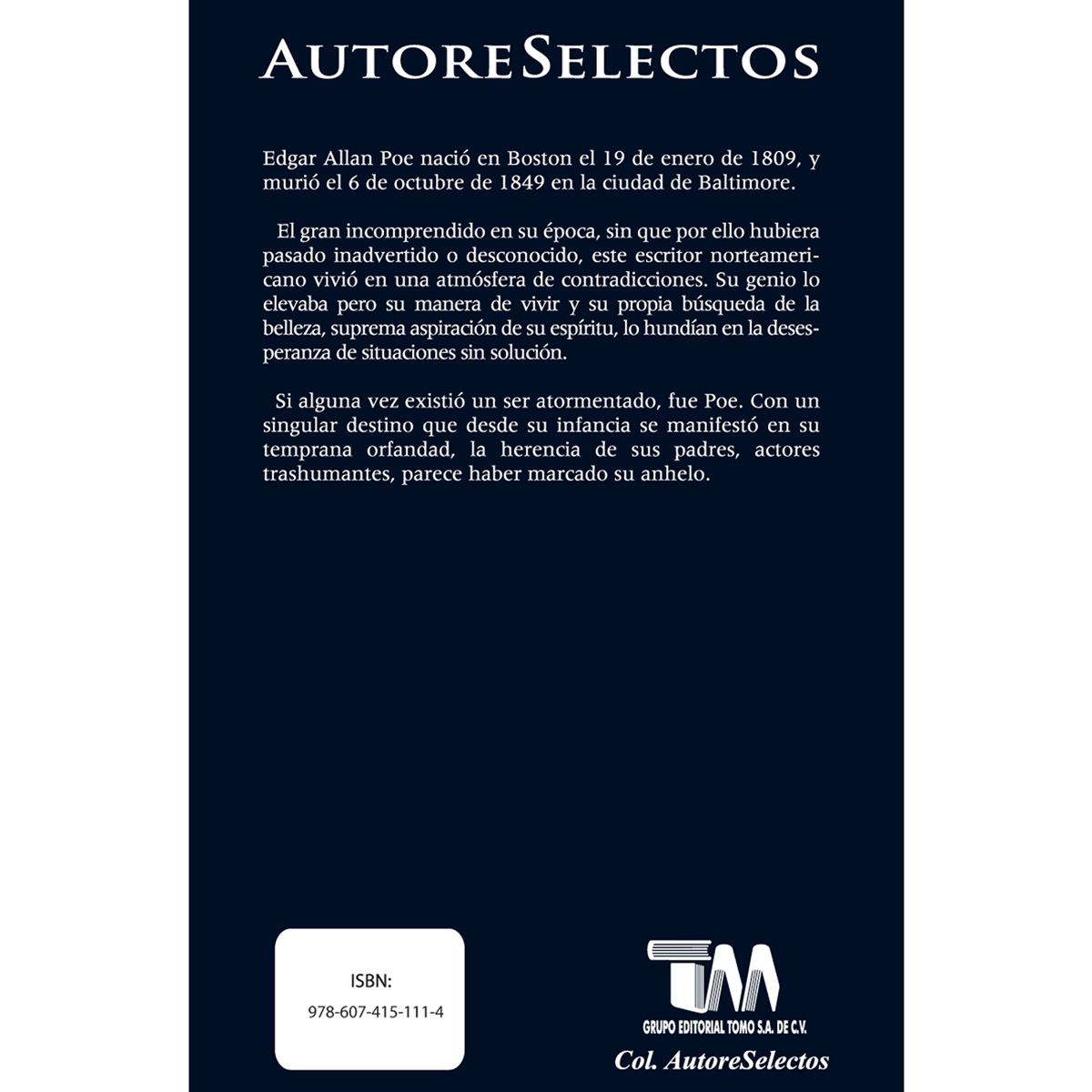 Edgar Allan  - Autores Selectos