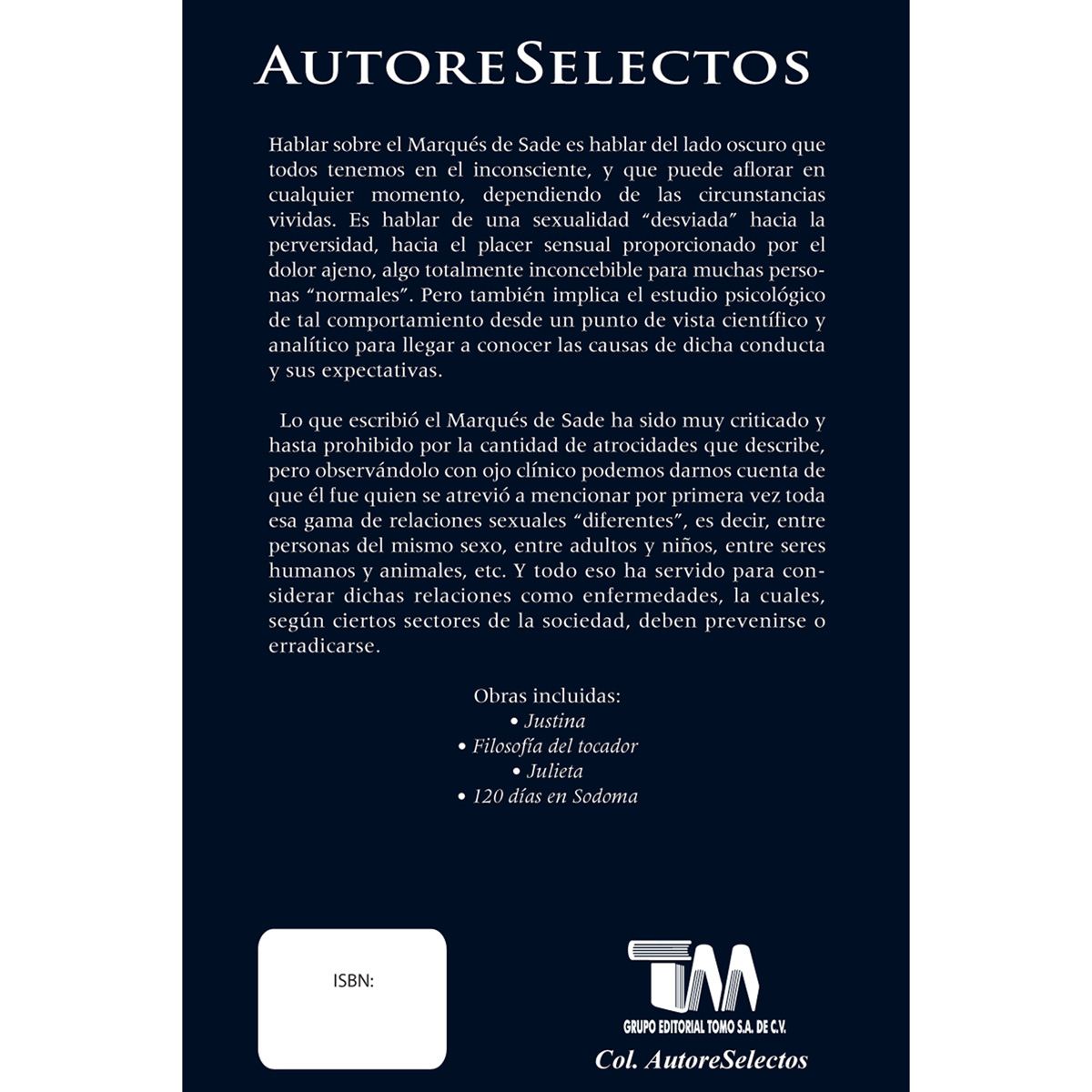 Marques de Sade - Autores selectos