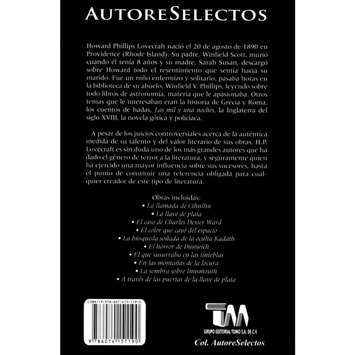 H.P. Lovecraft - Autores Selectos