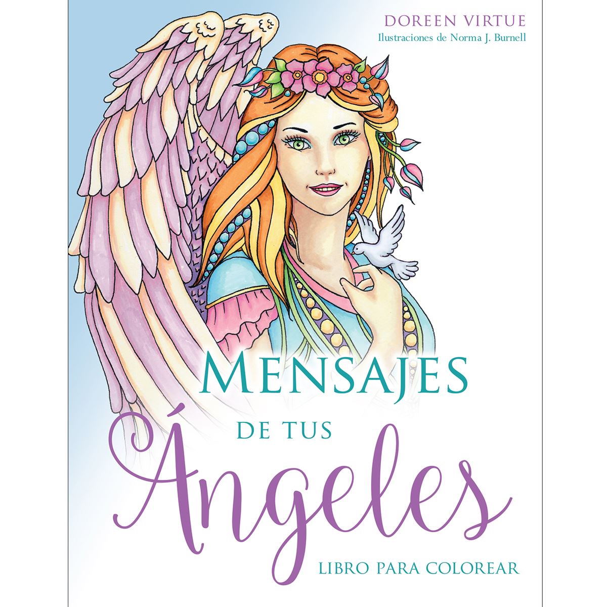 Mensaje de tus ángeles libro para colorear