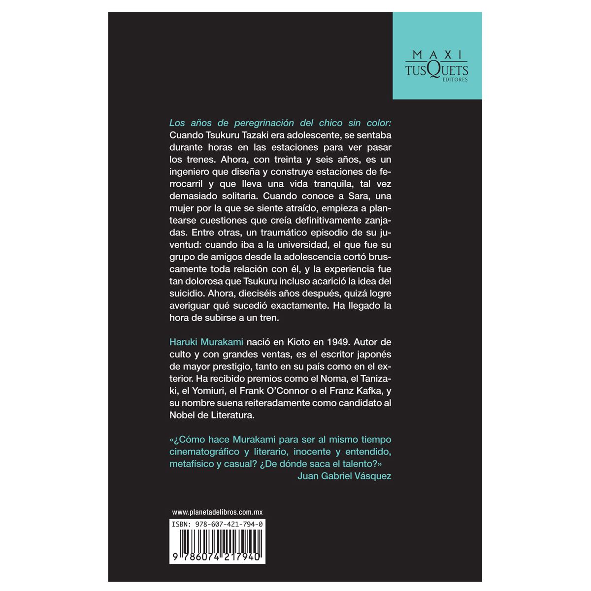 Los Años de Peregrinación del Chico sin Color