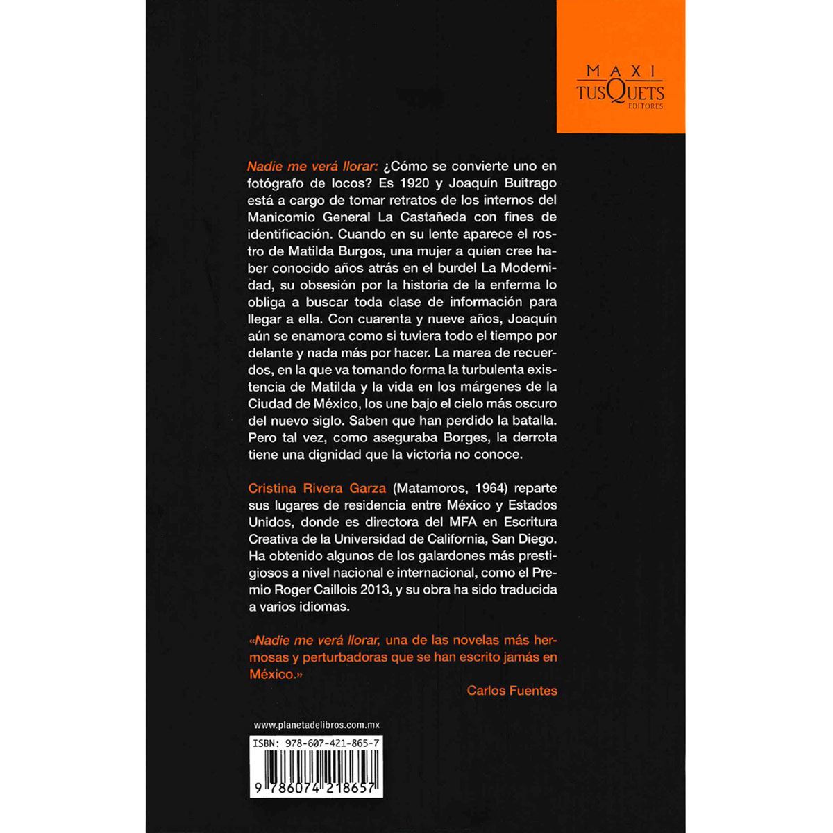 Nadie me verá llorar