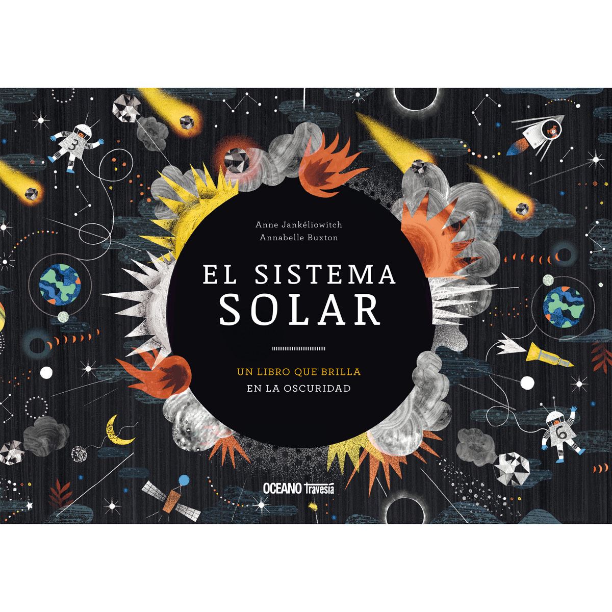 El sistema solar un libro que brilla en la oscuridad