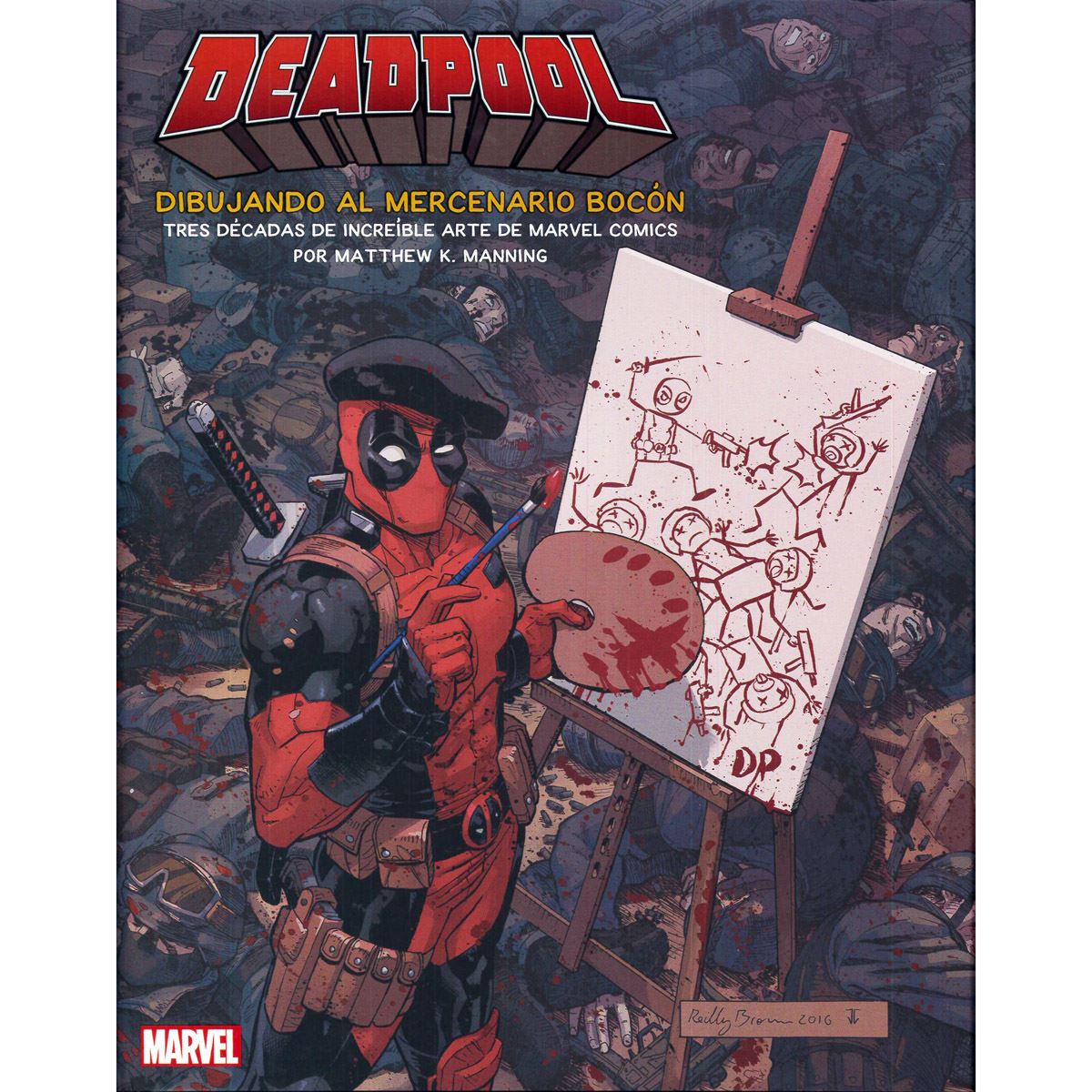 Deadpool Dibujando Al Mercenario Bocón