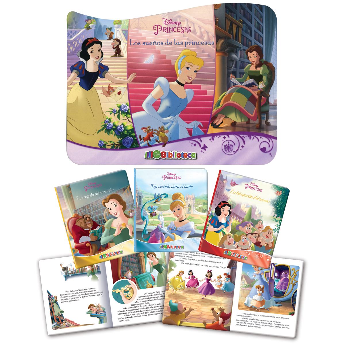 Mi pequeña biblioteca: disney princesas. Los sueños de las princesas