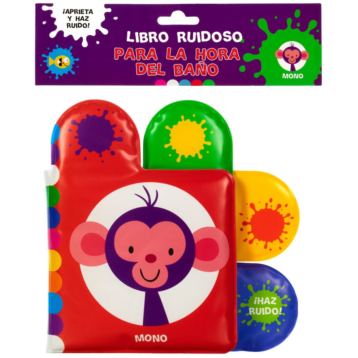 Libro ruidoso para la hora del baño: Mono