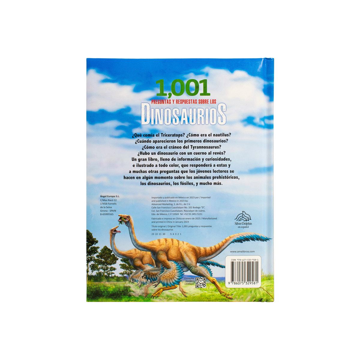 Primera biblioteca 1001 preguntas y respuestas sobre los dinosaurios