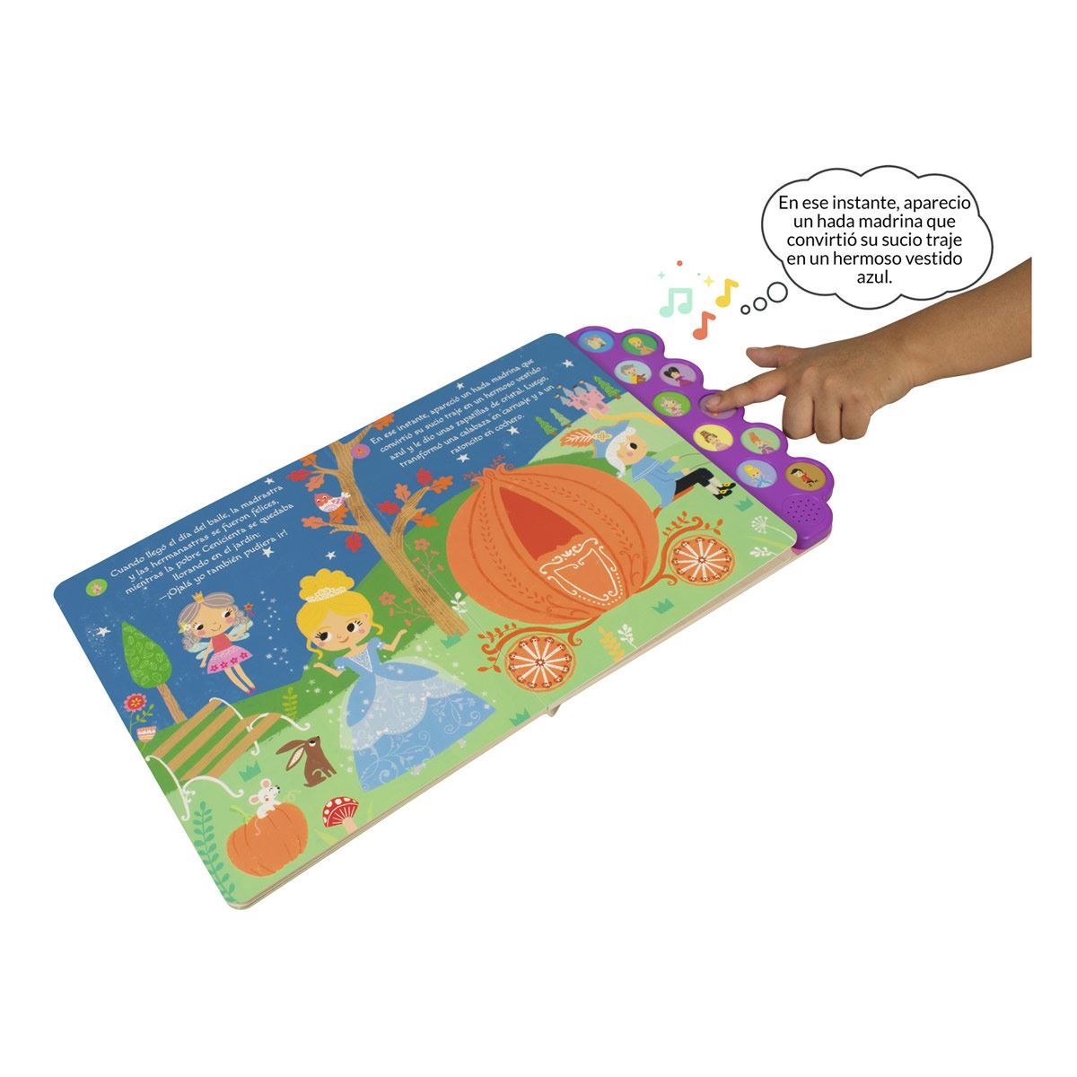 Cenicienta, 10 Botones con Sonido