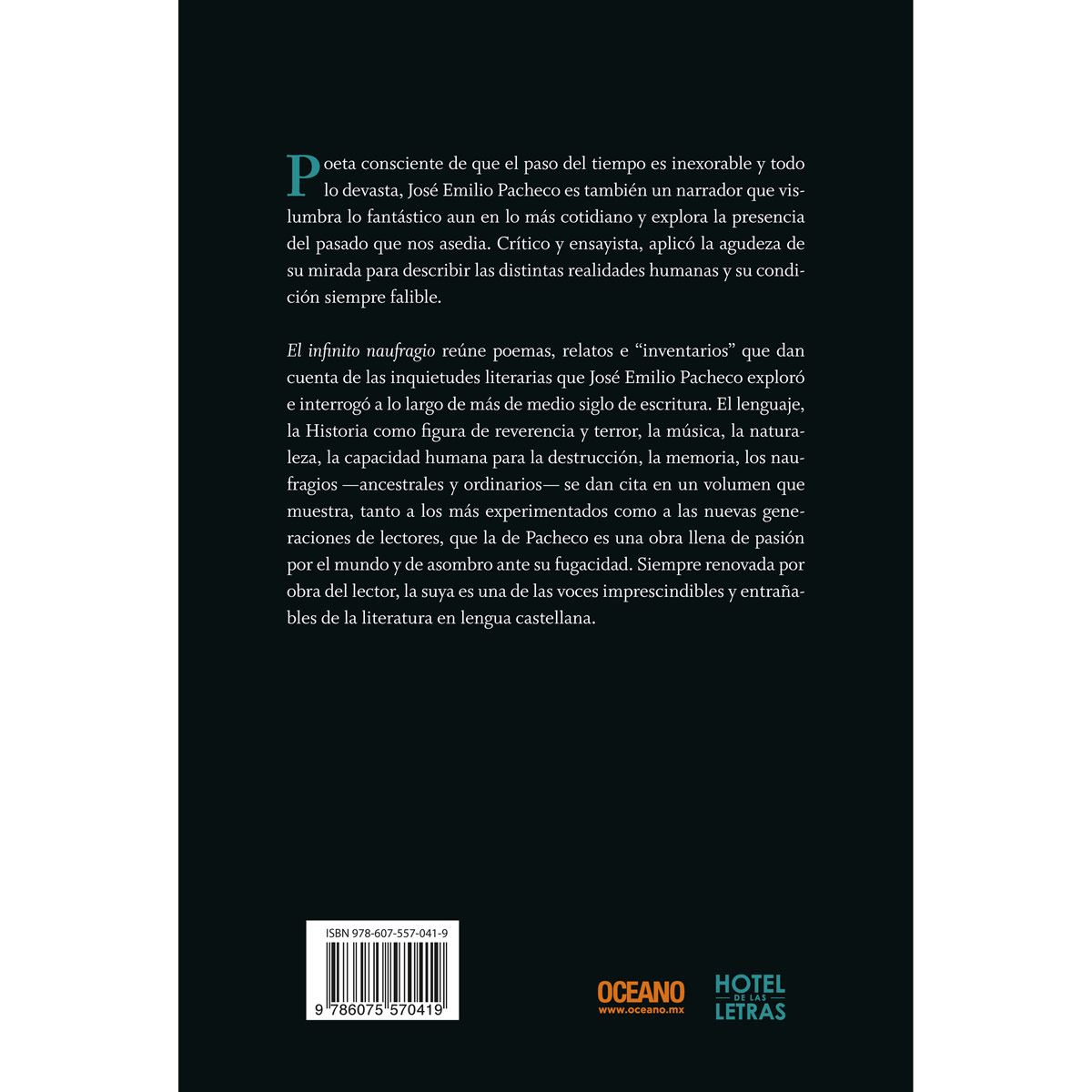 El infinito naufragio. Antología de José Emilio Pacheco