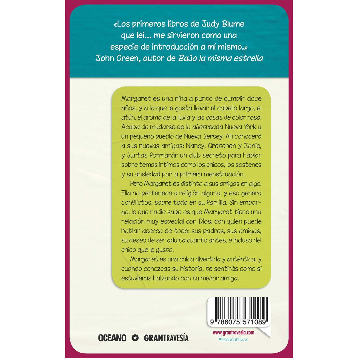 ¿Estás ahí, Dios? Soy yo, Margaret