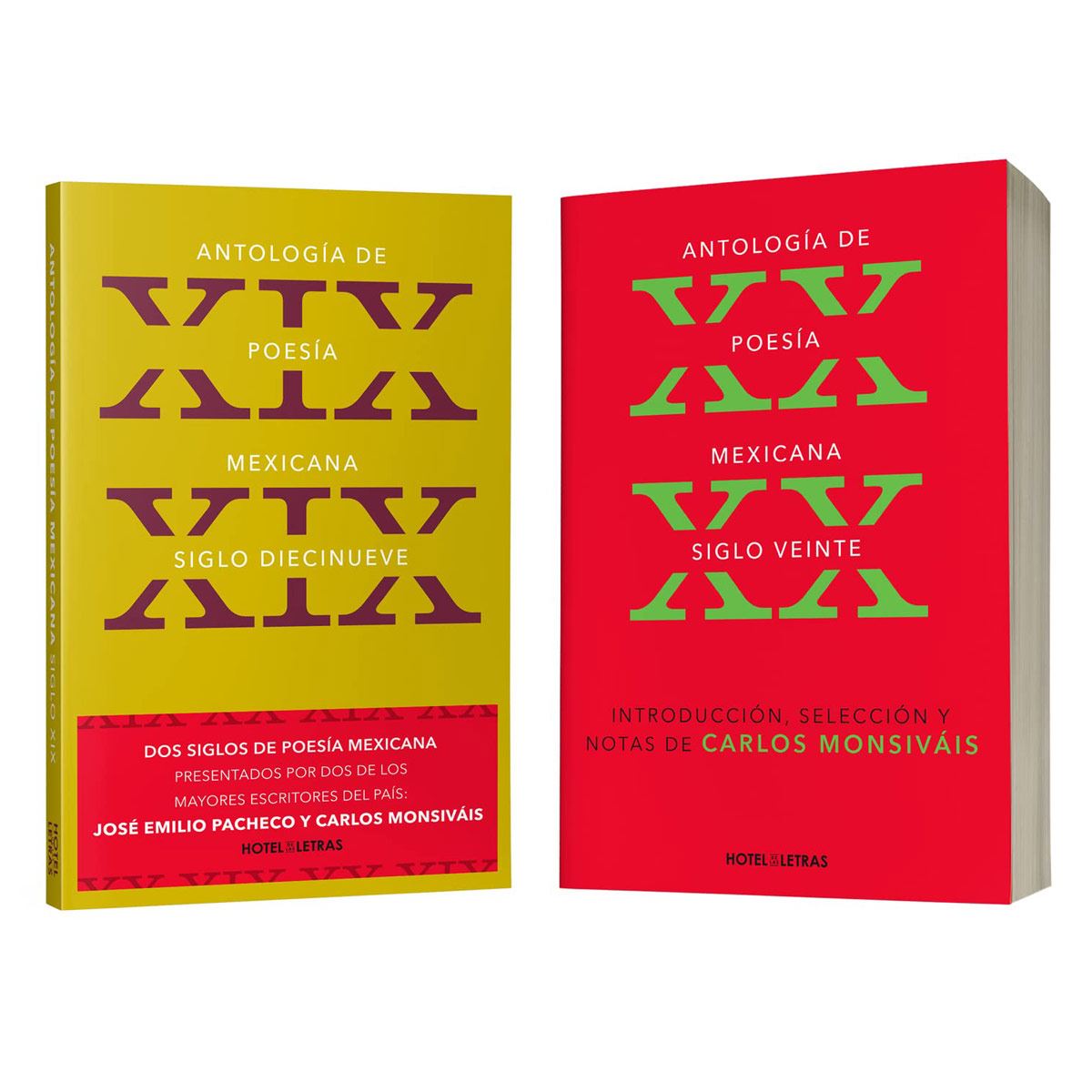 Antología de poesía mexicana, siglos XIX y XX (Paquete 2 volúmenes)