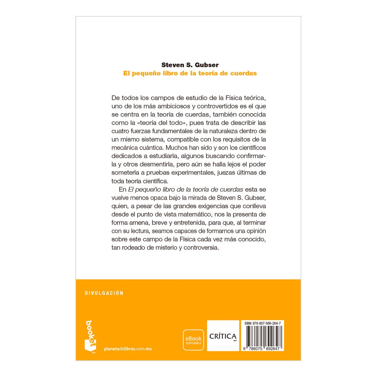 El pequeño libro de la teoría de cuerdas