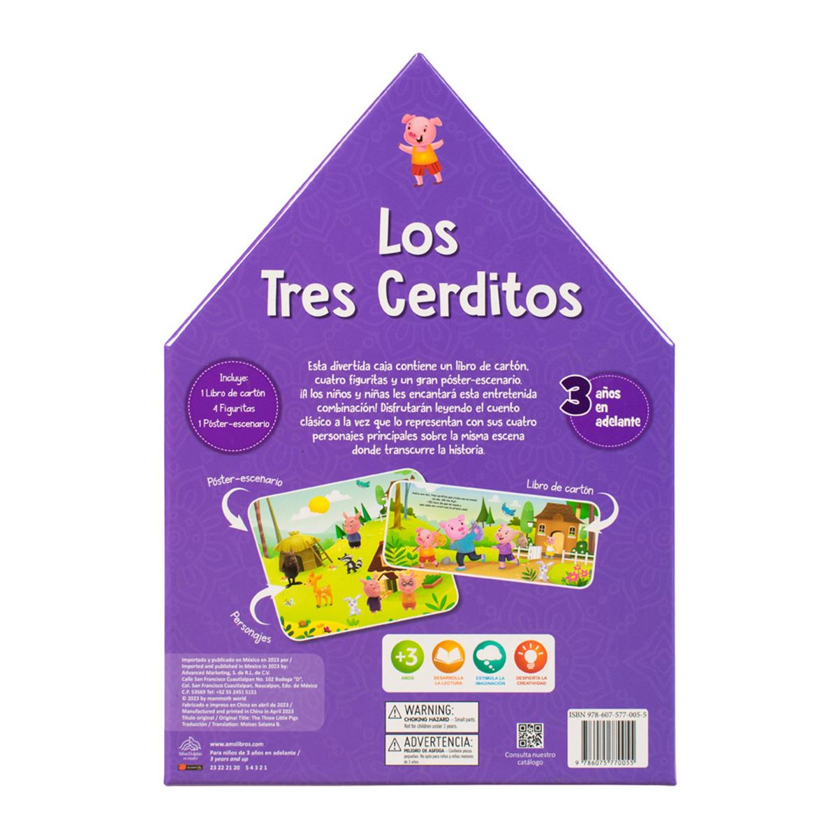 Los 3 Cerditos, Mi primer Libro con Figuritas