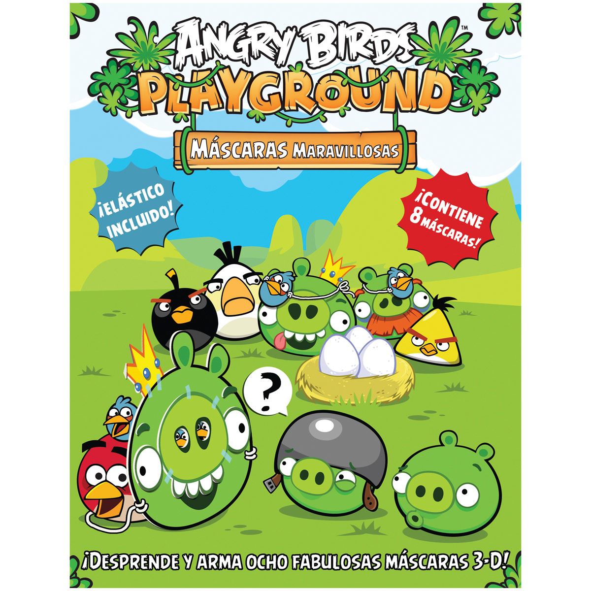 Angry birds playground: mascaras maravillosas