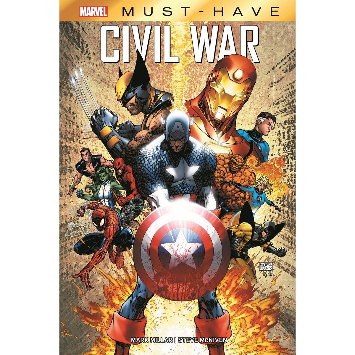Comic civil war (marvel must have) único