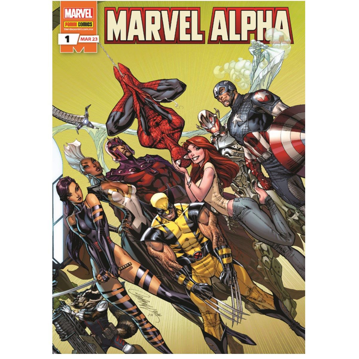 Comic marvel alpha único
