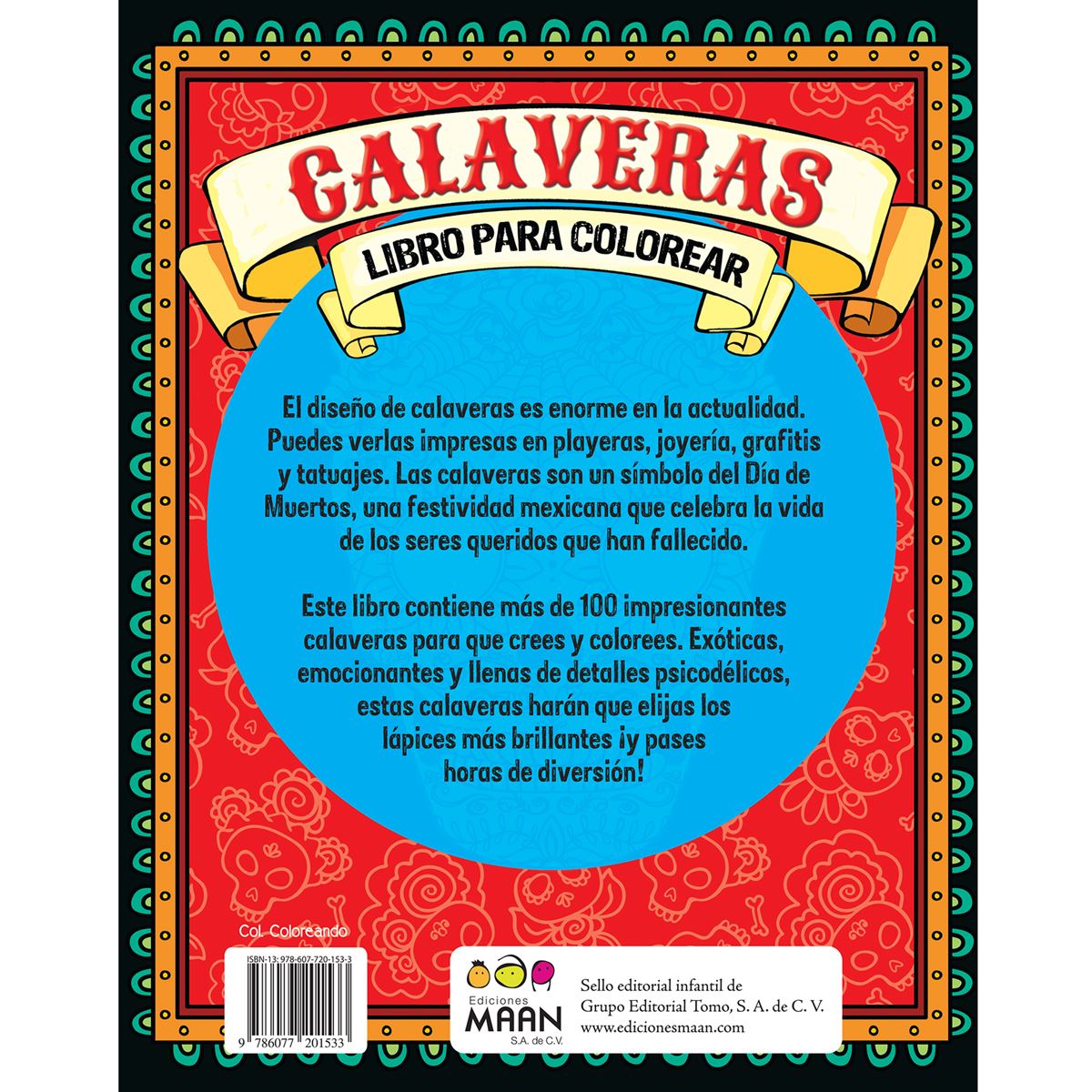 Libro Para Colorear Calaveras