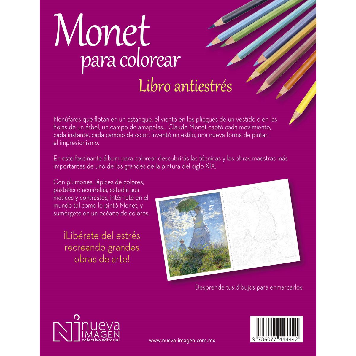 Monet para colorear