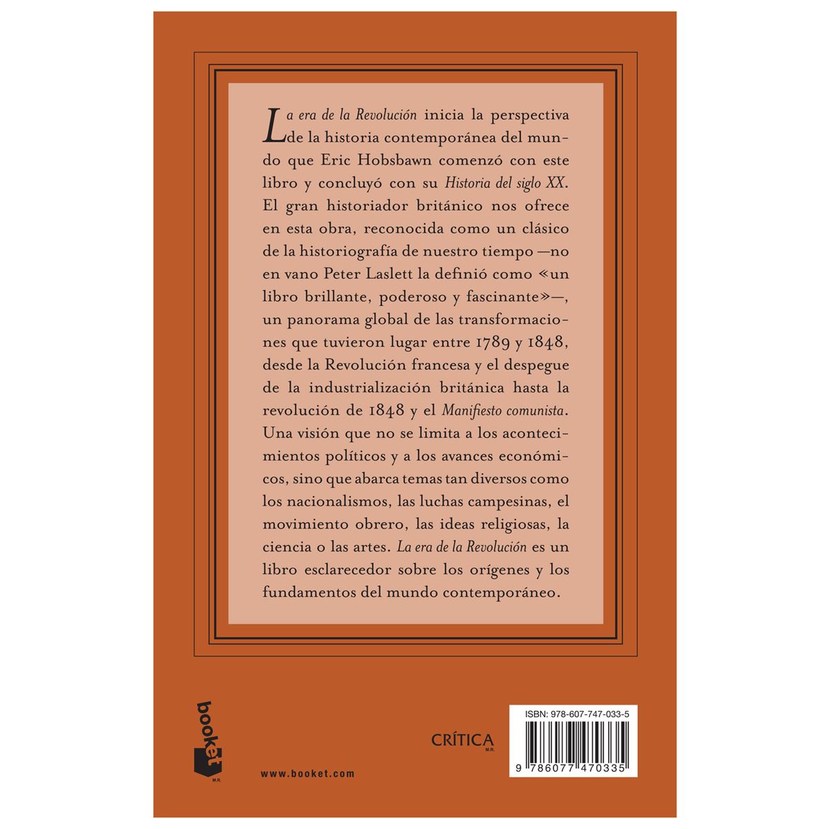 La Era de la Revolución (Bolsillo)