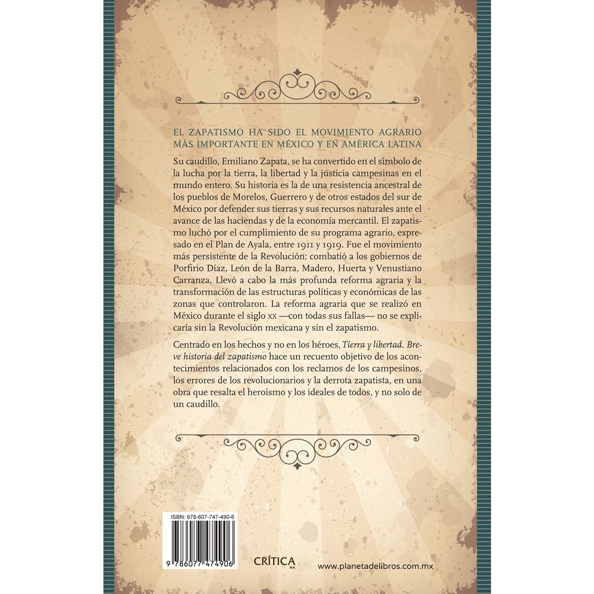 Tierra y libertad. Breve historia del Zapatismo