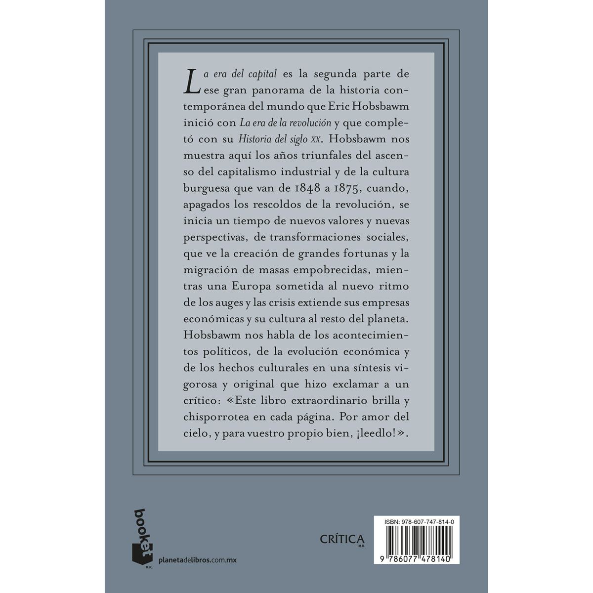 La era del capital, 1848-1875