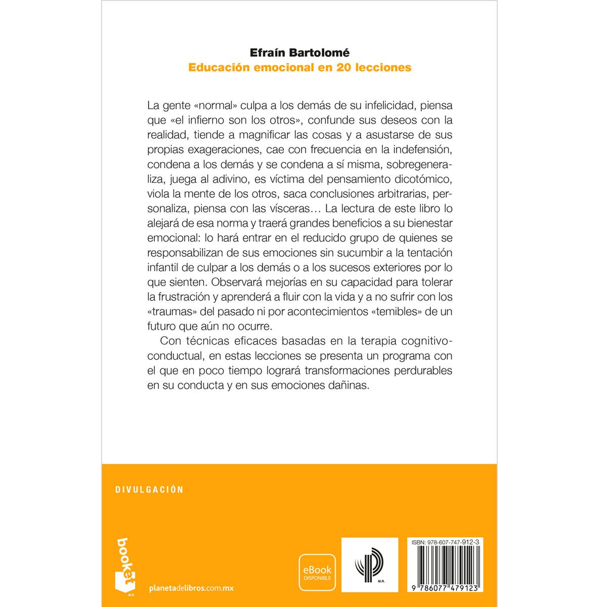 Educación emocional en veinte lecciones