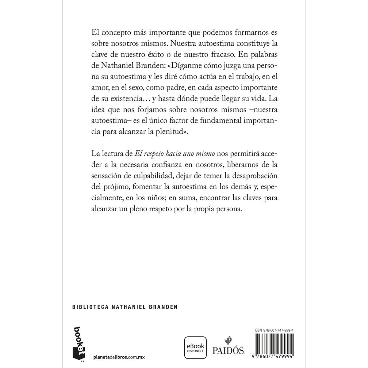 El respeto hacia uno mismo