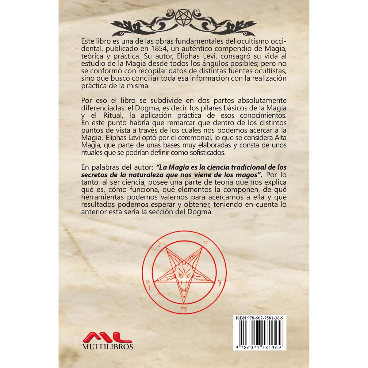 Dogma y ritual de la alta magia