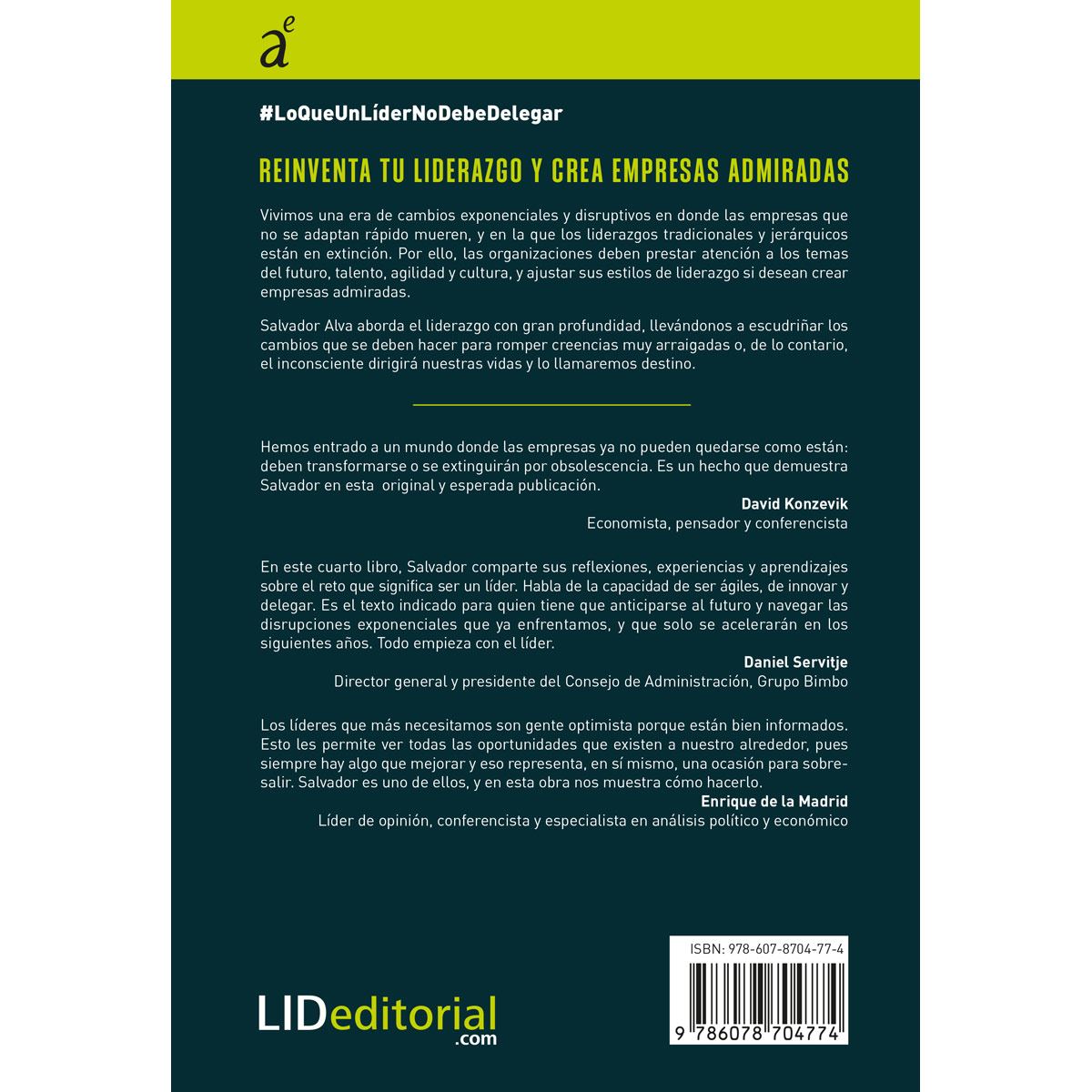 Lo que un líder no debe delegar