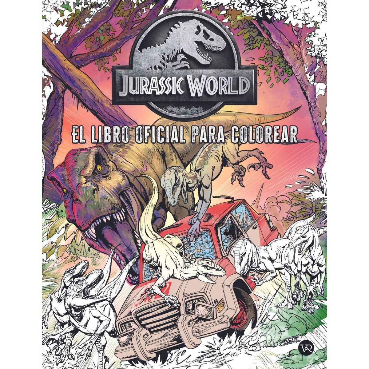 Jurassic World El Libro Oficial Para Colorear