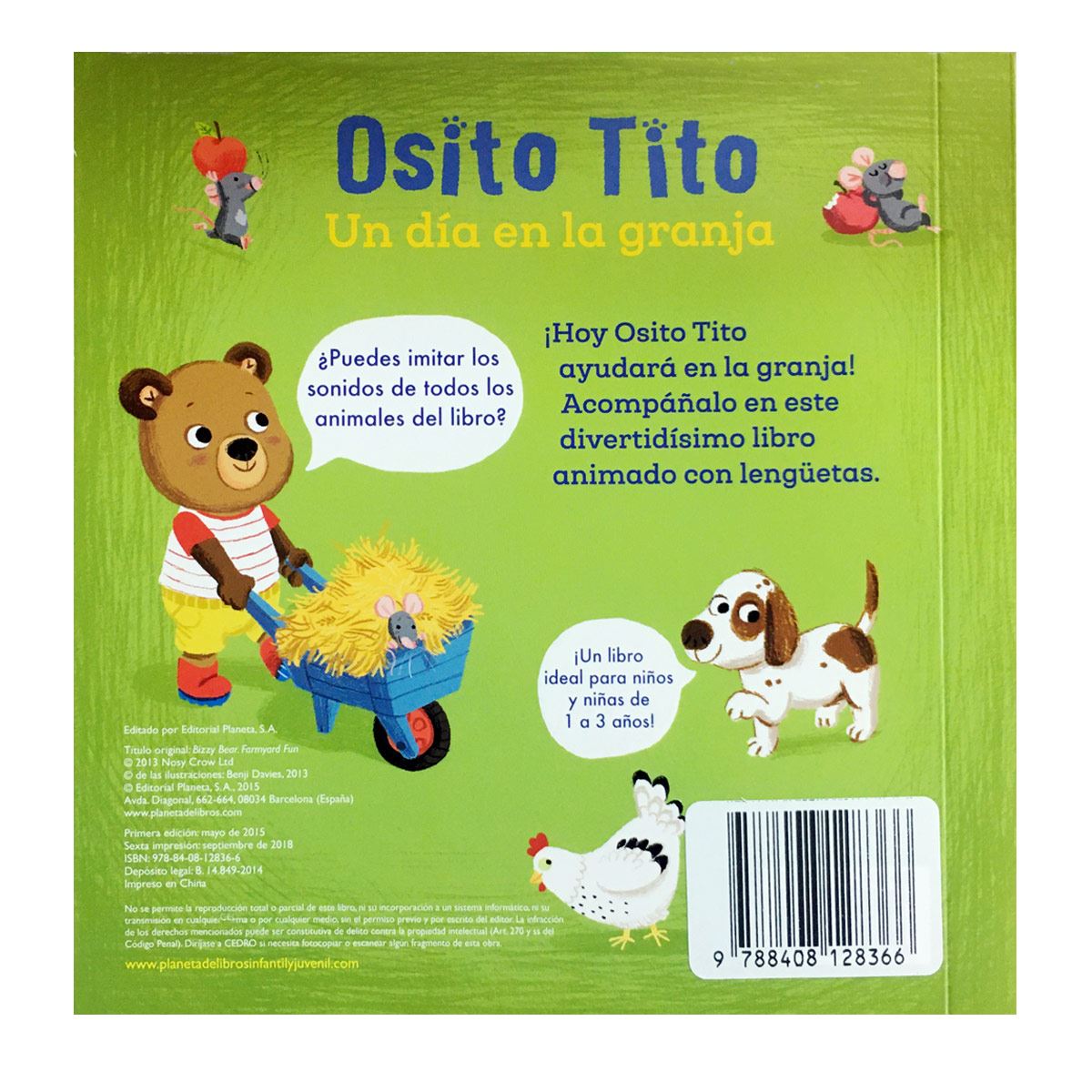 Osito Tito. Un día en la granja