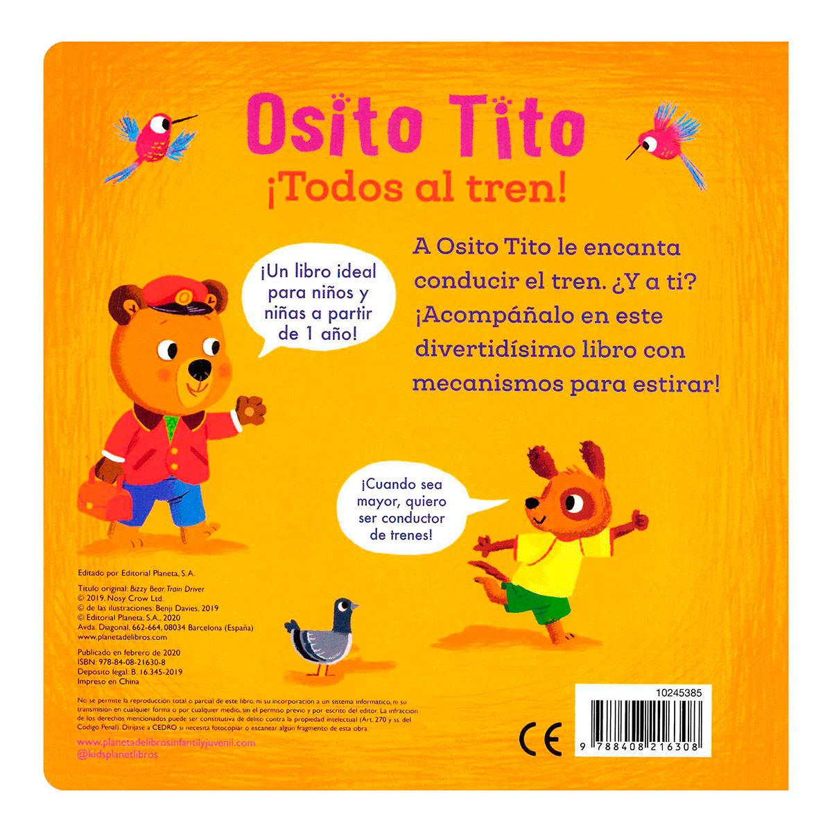 Osito Tito. ¡Todos al tren!