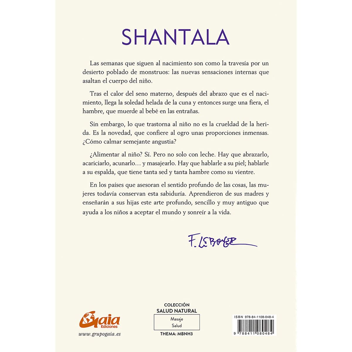 Shantala. Arte tradicional de masaje para bebés (Nueva edición)