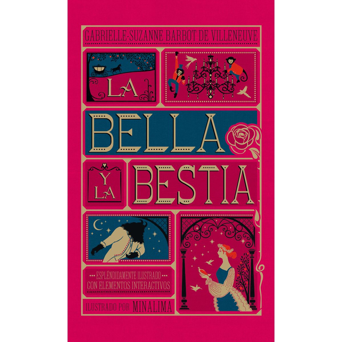 La Bella Y La Bestia Ilustrado Con Elementos Interactivos En 3 D 9864