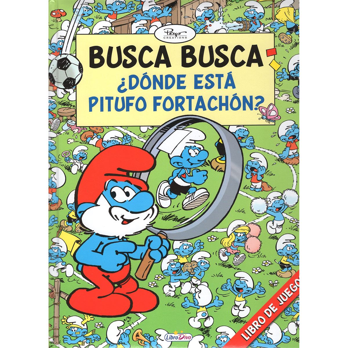 Busca busca ¿dónde está pitufo fortachón?