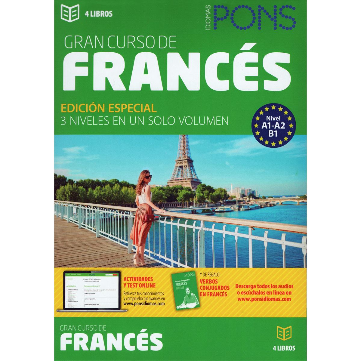 Gran curso de Francés 4 Libros