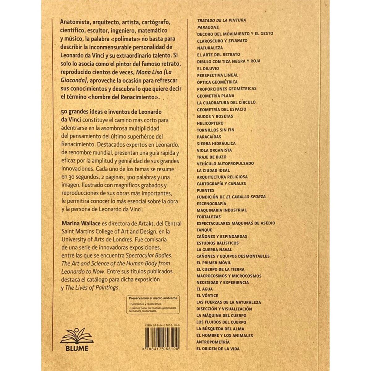 50 grandes ideas e inventos de Leonardo da Vinci