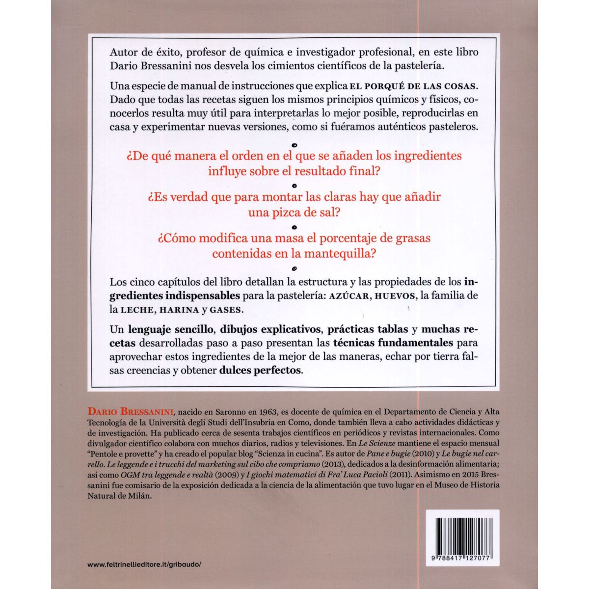 La ciencia de la pastelería. Las bases