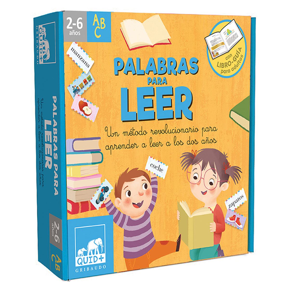 Palabras para leer. Un método revolucionario para aprender a leer a los dos años (incluye tarjetas-palabra, tarjetas-dibujo y libro-guía para adultos)