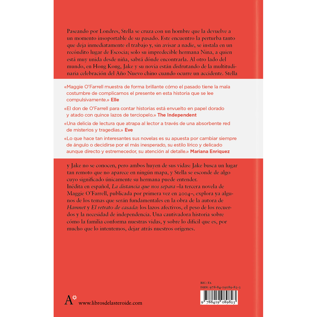 La distancia que nos separa.