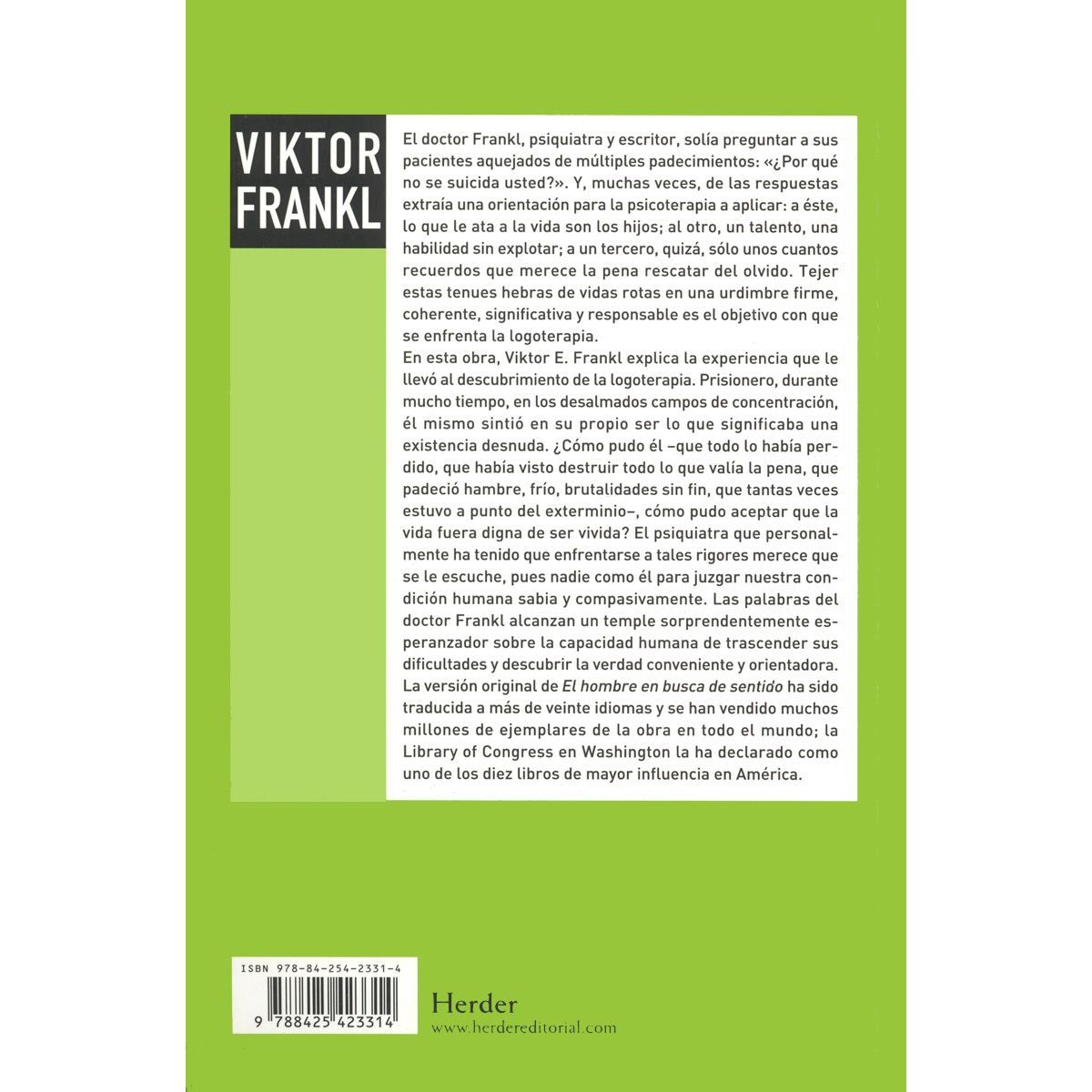 Hombre en busca de sentido