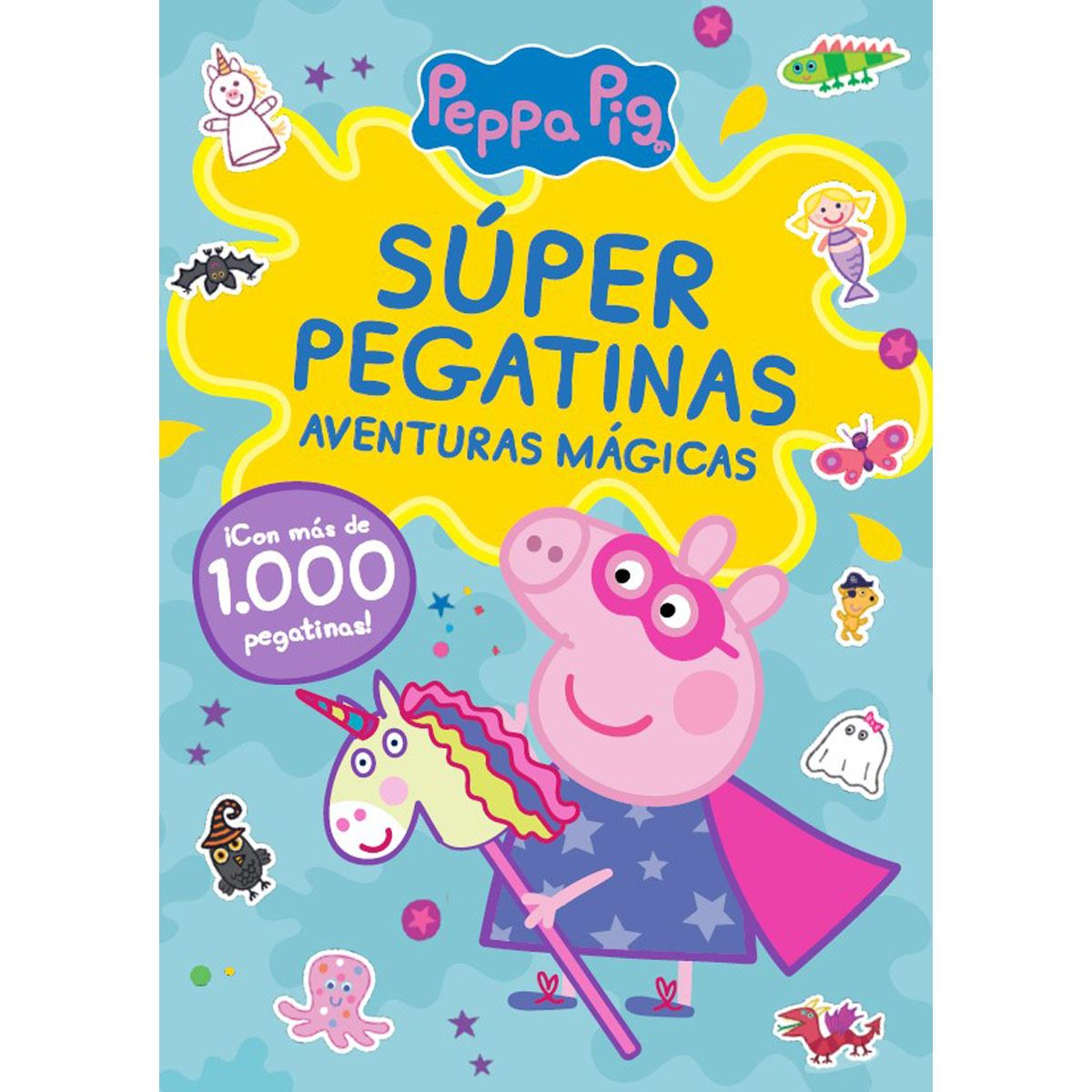 Peppa Pig Actividades Súper pegatinas. Aventuras mágicas