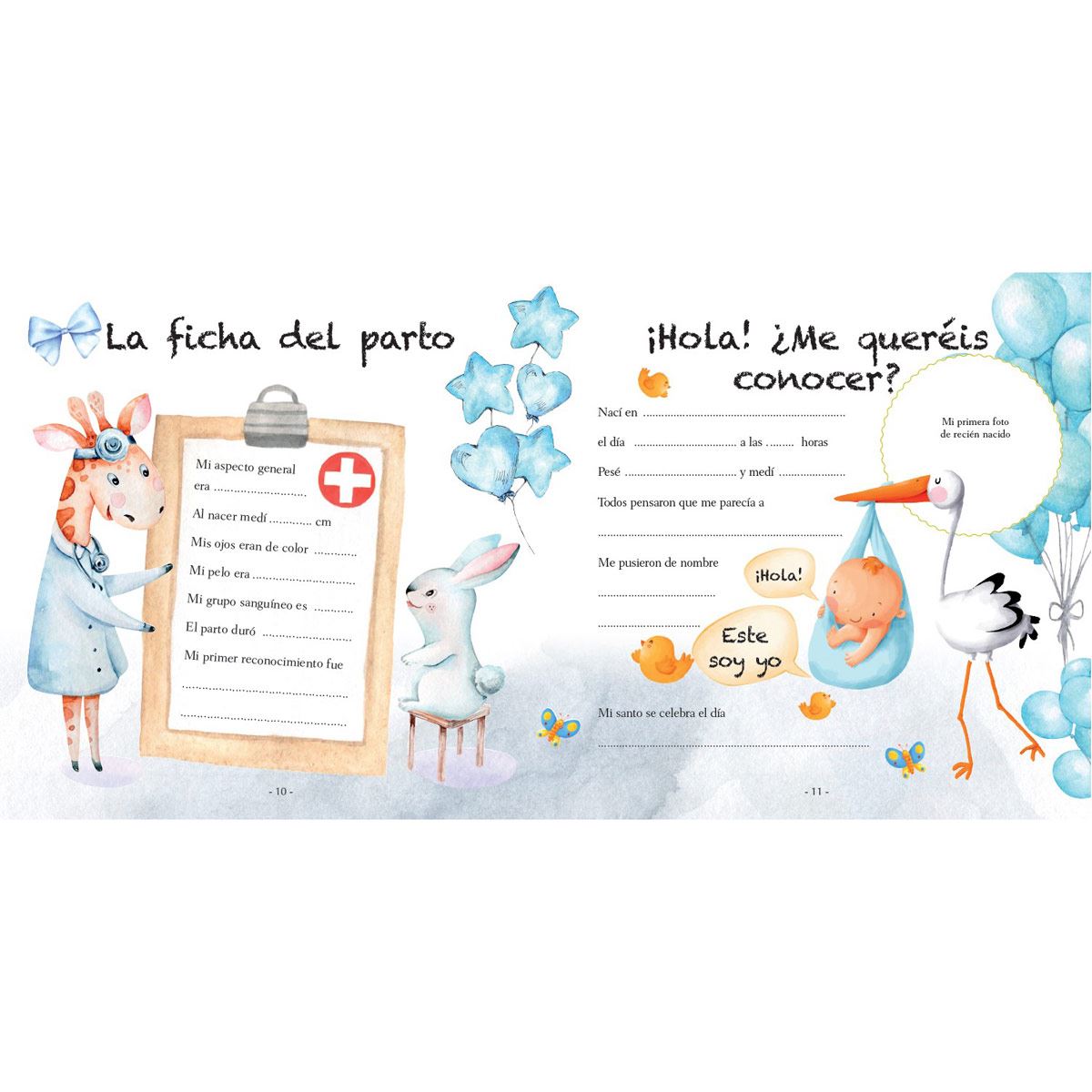 Álbum del bebé. Niño