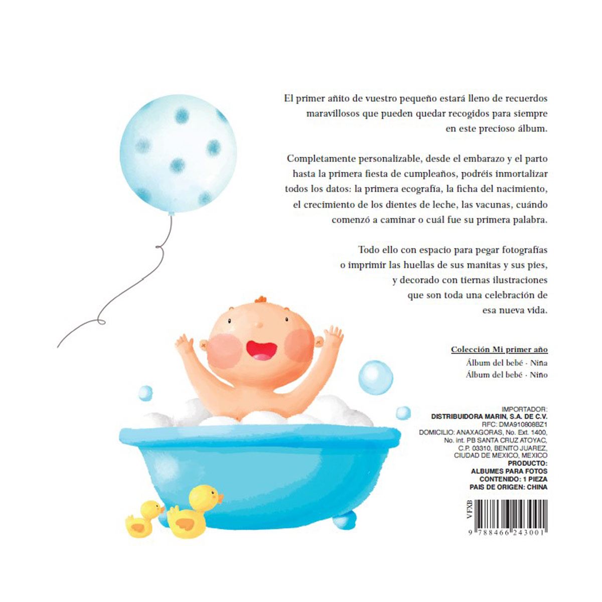 Álbum del bebé. Niño