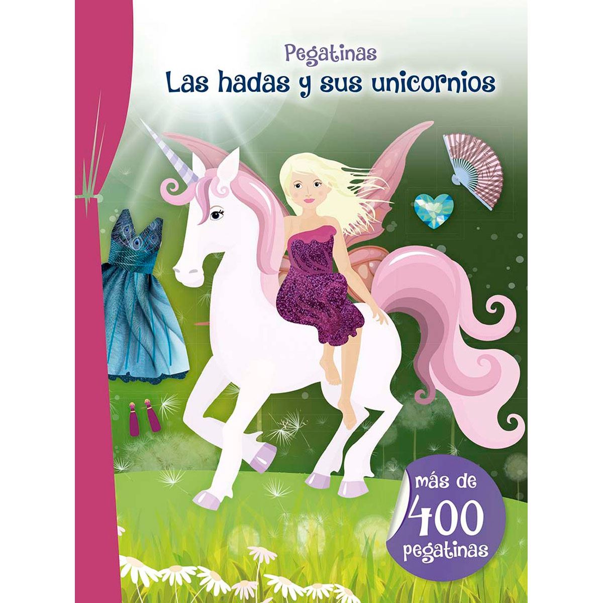 Pegatinas. Las hadas y sus unicornios