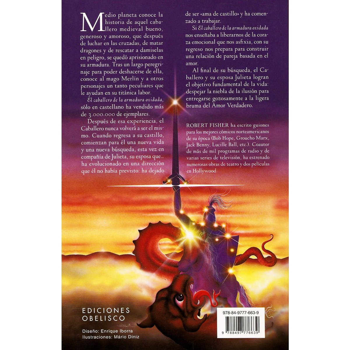 Regreso del caballero armadura oxidada