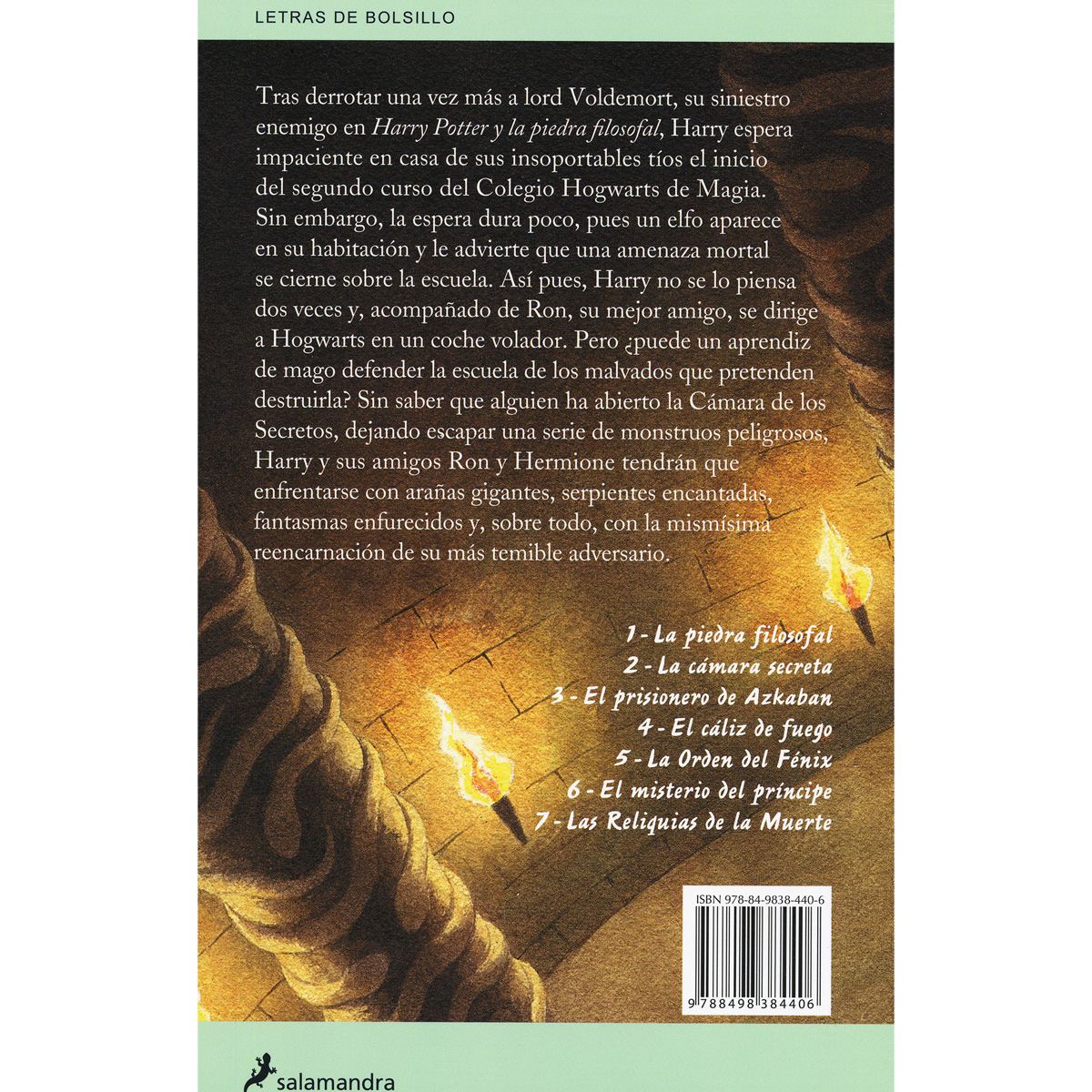 Harry Potter y la cámara secreta (Bolsillo)