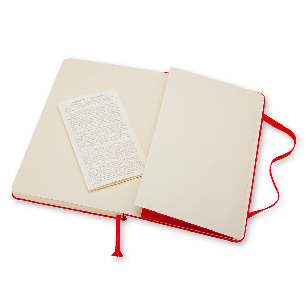 Libreta clásica de bolsillo roja, hoja rayada pasta dura