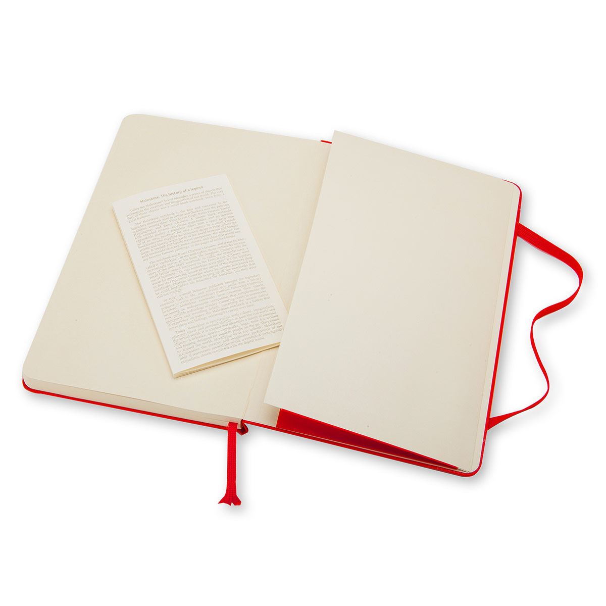 Libreta clásica de bolsillo roja, hoja rayada pasta dura